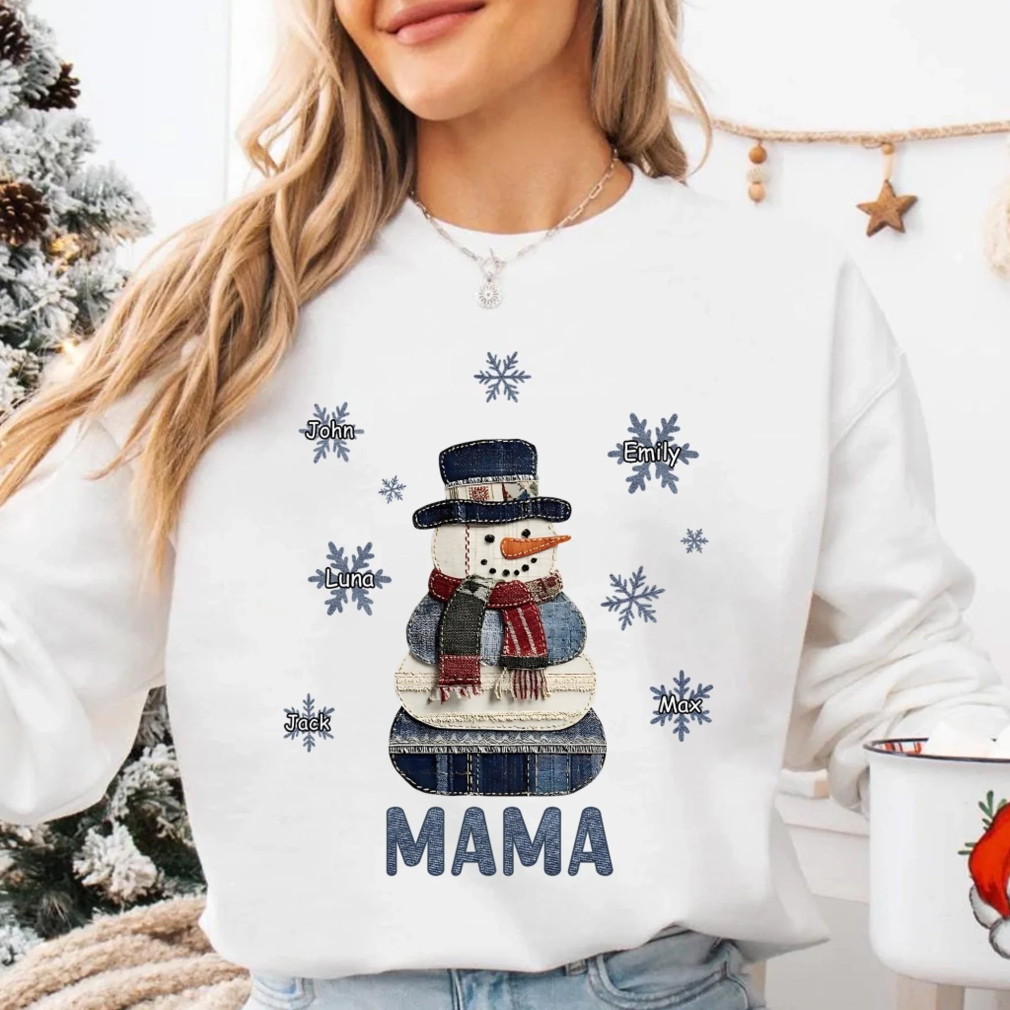 Grandma Snowman Christmas mk 4