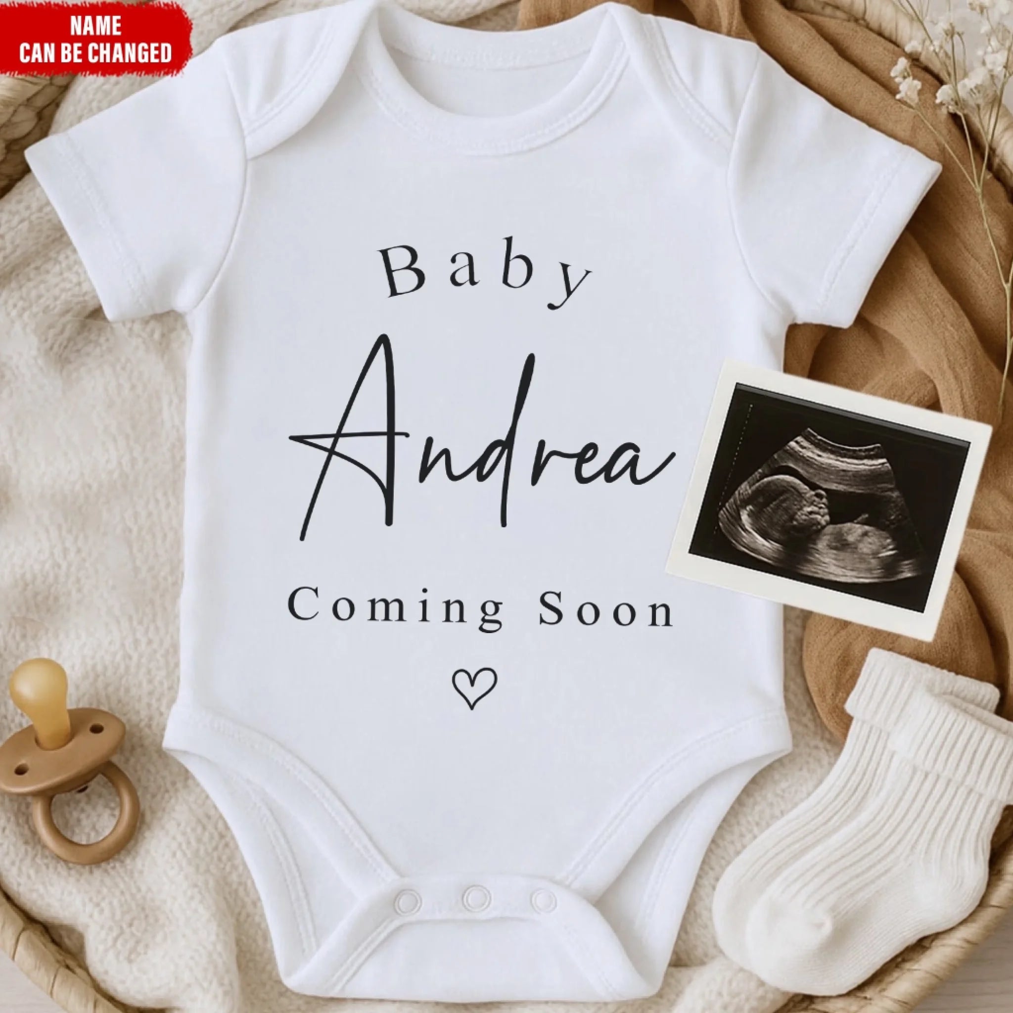 Pregnancy Announcement Baby mk ads