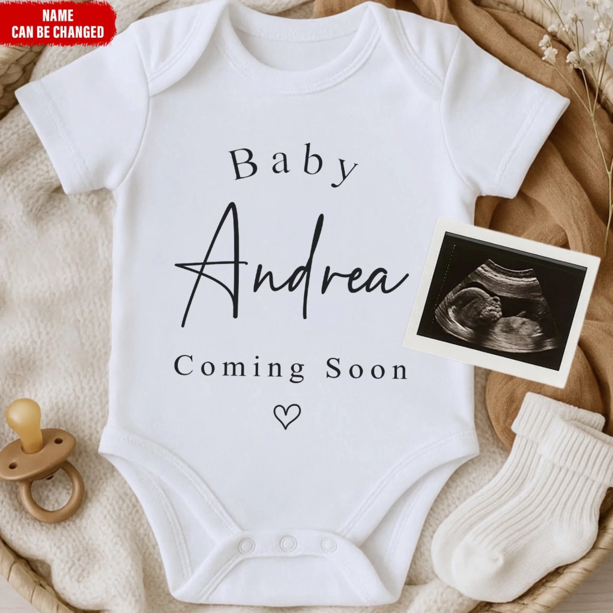 Pregnancy Announcement Baby mk ads