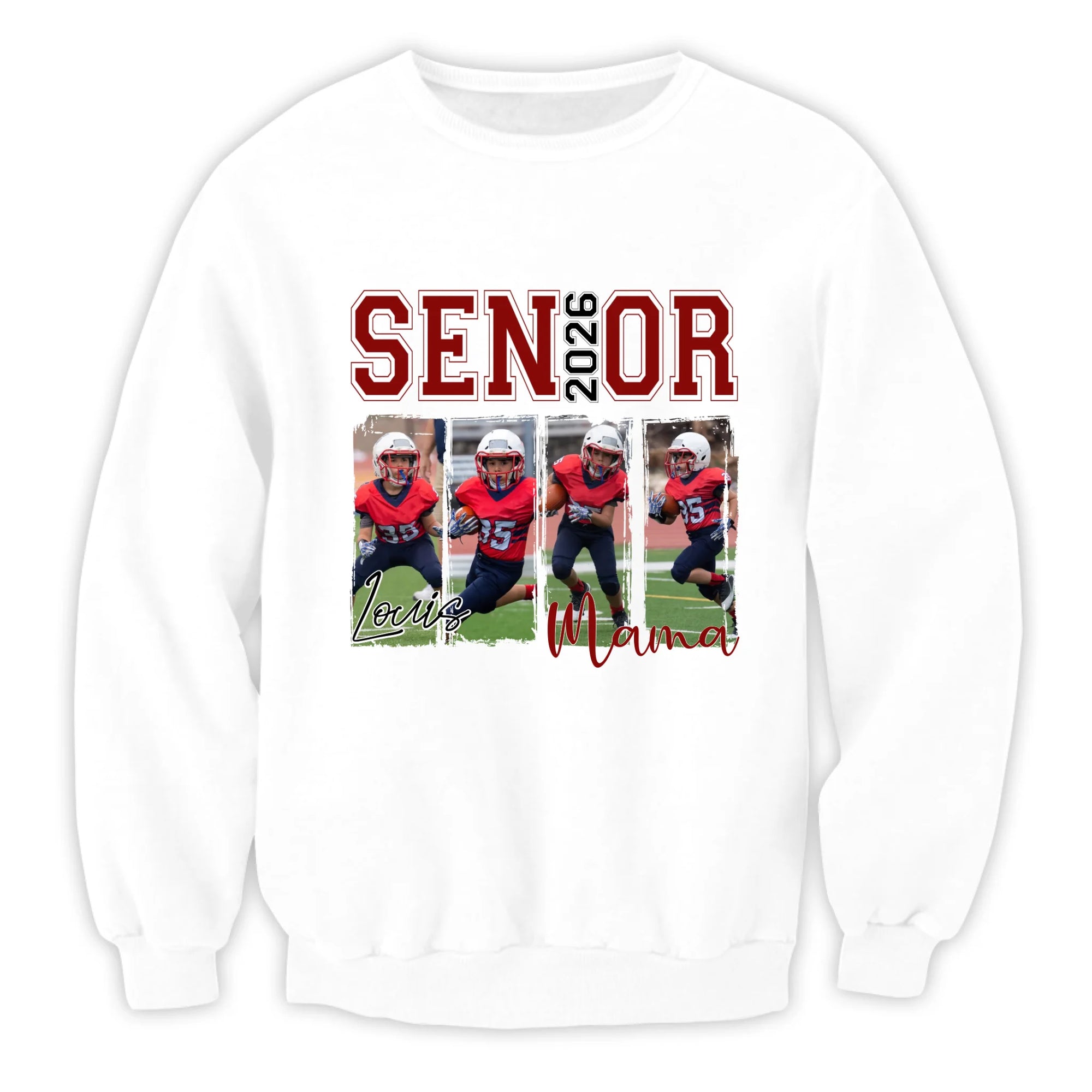 2026 Senior Mom - Personalized T-Shirt, Gift For Football Mom/Grandma, Senior Mom Shirt