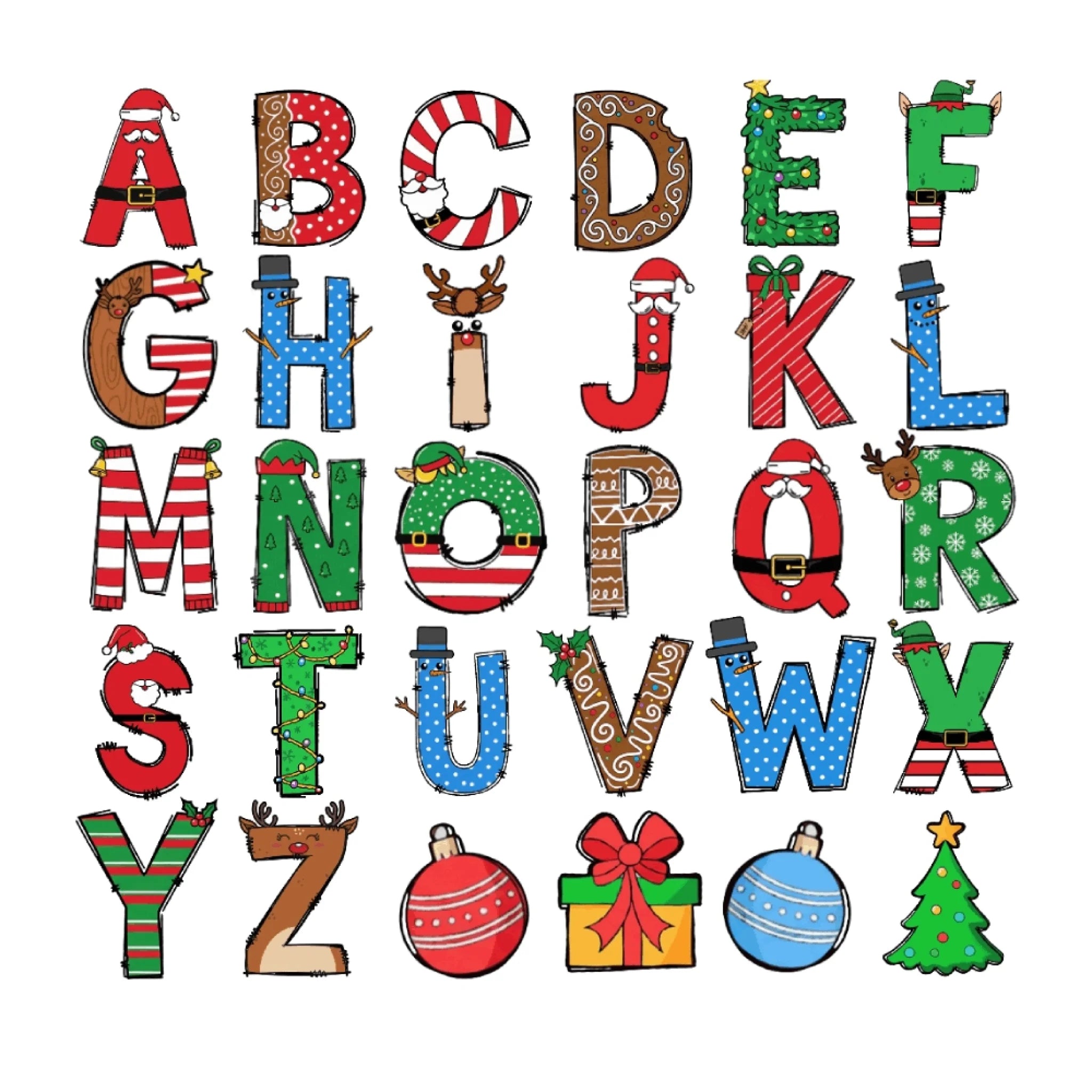 chữ cái noel (1)