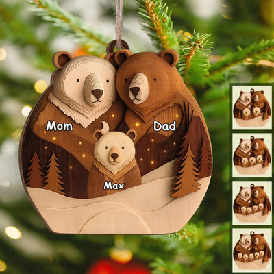 Bear Family Woodland Christmas mk thumb