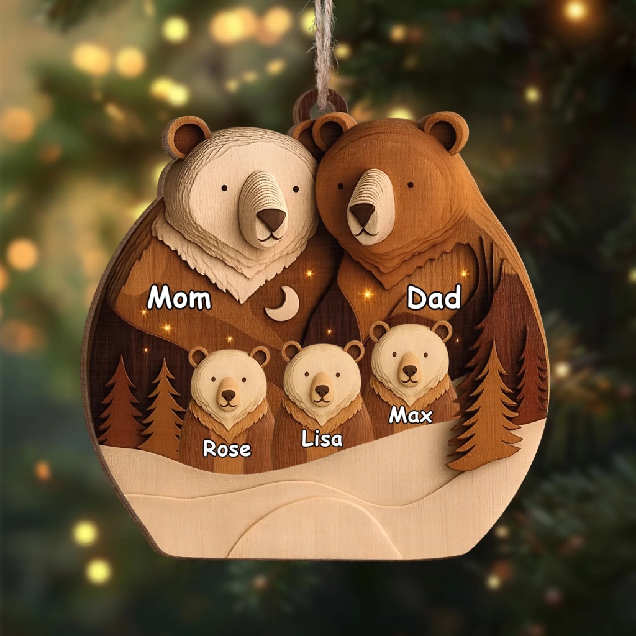 Bear Family Woodland Christmas mk 5