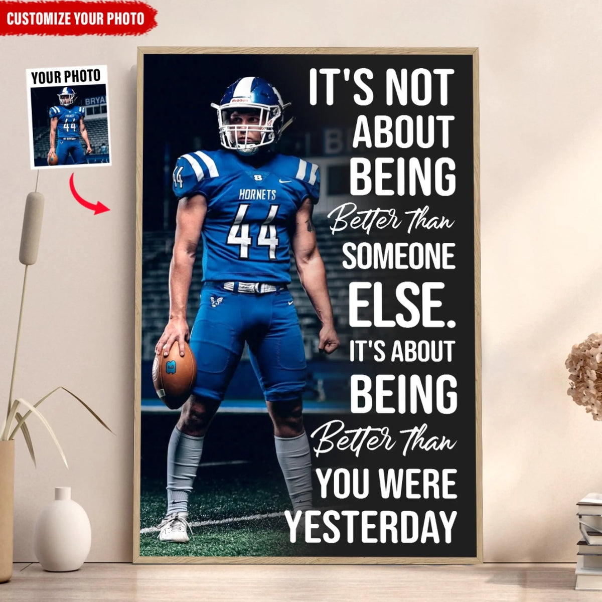 Strive To Be Better Than Yesterday mk ads