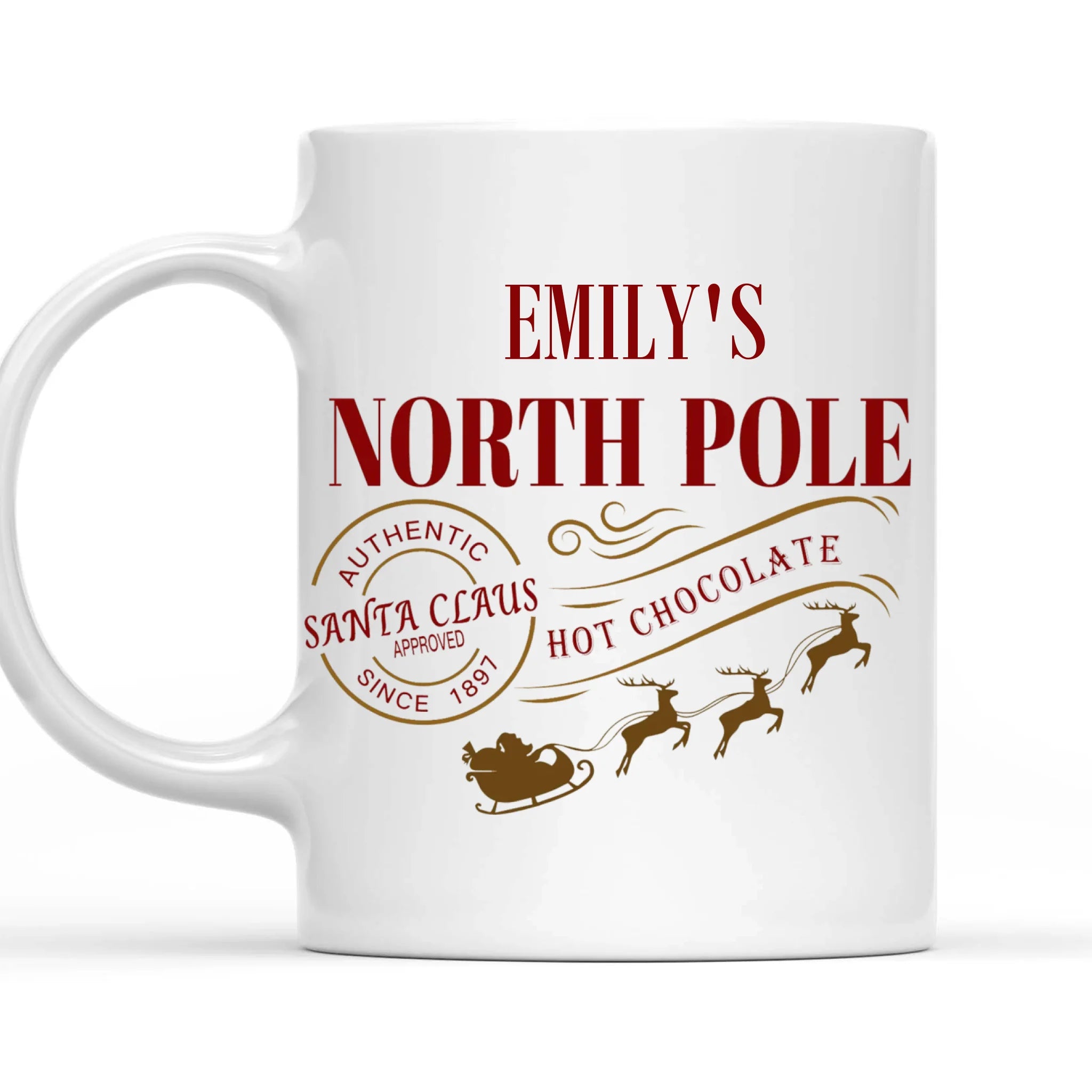 Children's Hot Chocolate - Personalized Mug, Christmas Gift For Kid With Custom Name