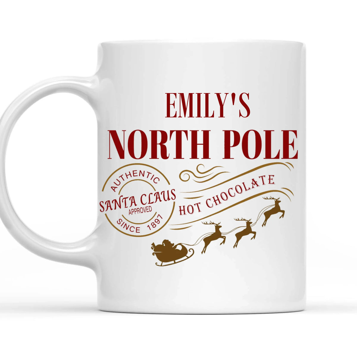 Children's Hot Chocolate - Personalized Mug, Christmas Gift For Kid With Custom Name