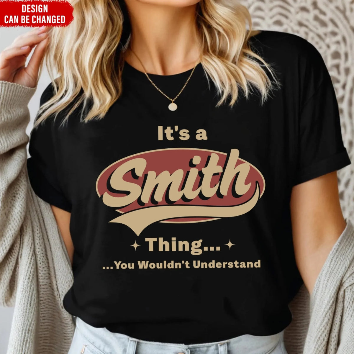 Last Name Retro Funny Family Gift - Personalized T-Shirt, Gift For Family, Custom Matching Family Name