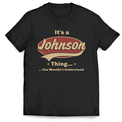 Last Name Retro Funny Family Gift - Personalized T-Shirt, Gift For Family, Custom Matching Family Name