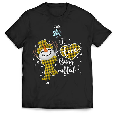 Happy To Be Called Grandma - Personalized T-shirt, Gift For Grandma, Holiday Grandma Keepsake Gift