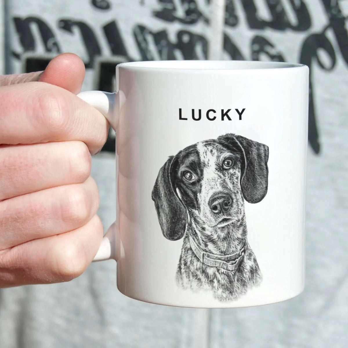 Charcoal Pet Portrait mk 6