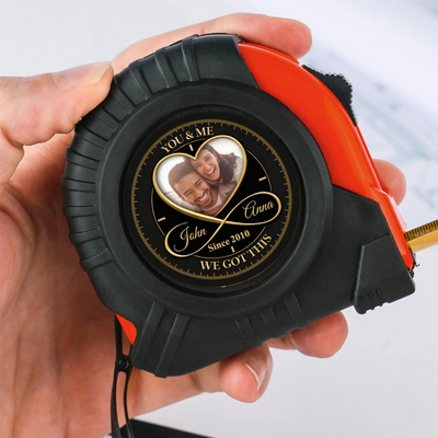 Together Through Every Measure Of Life - Personalized Tape Measure, Gift For Couples, Anniversary Gift For Lover