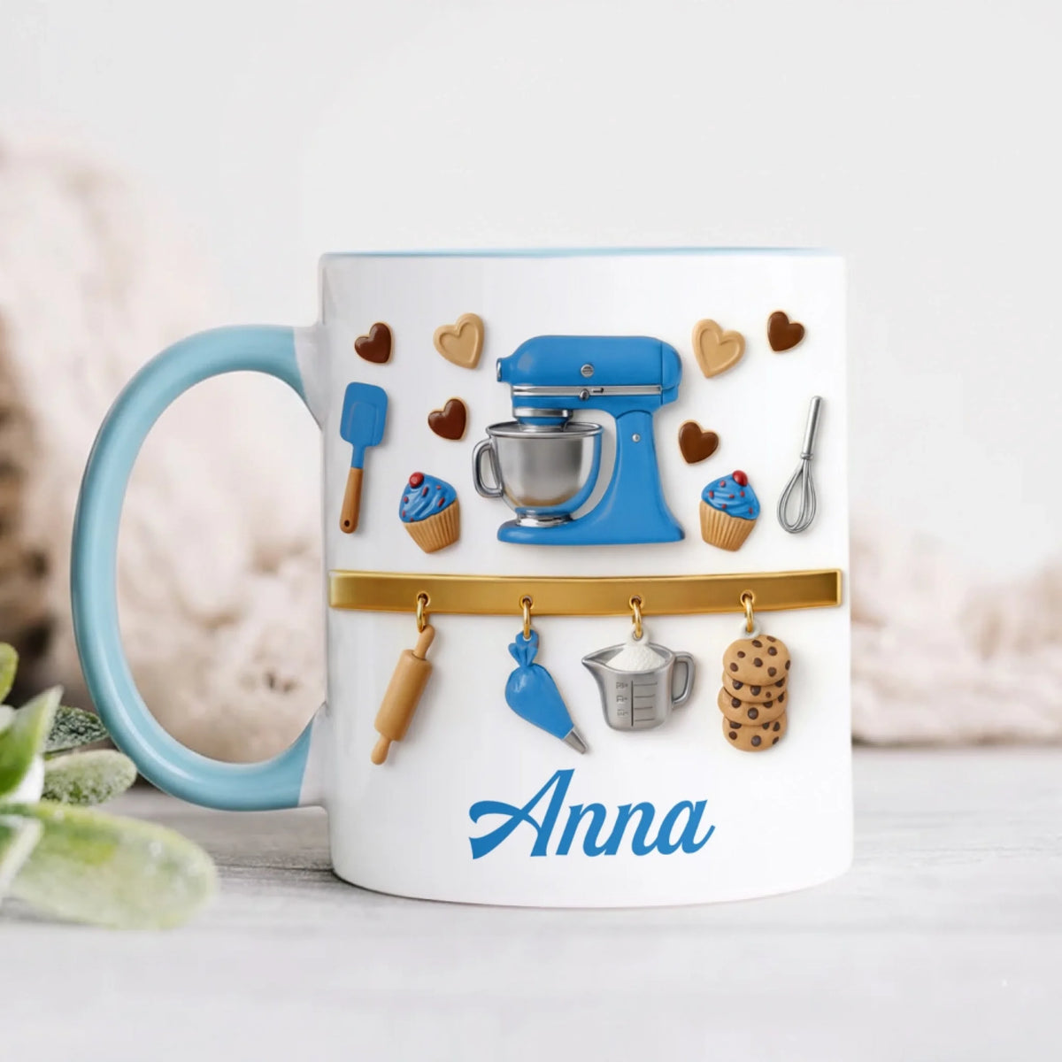 Every Recipe Made With Love - Personalized Mug, Gift For Mom Or Grandma, Kitchen Lover Mug, Family Gift For Your Mom