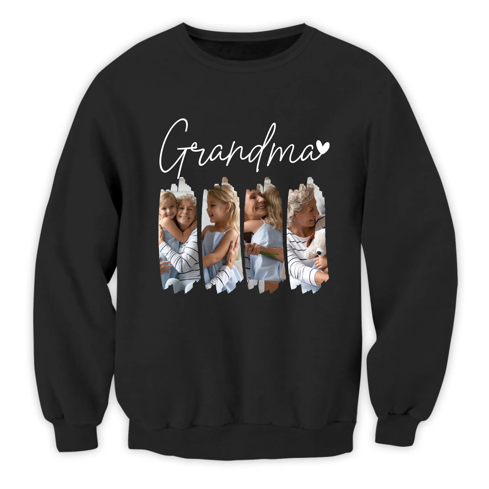 A Grandma’s Love In Every Moment - Personalized T-shirt, Gift For Grandma, Cozy Family Keepsake Gift, Grandma Photo Shirt