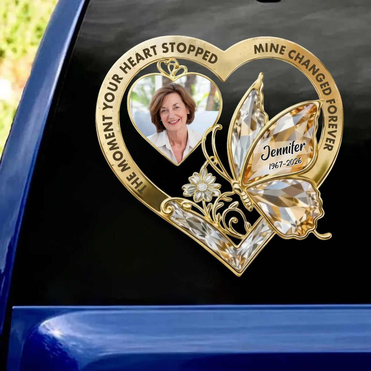 Those We Love Never Leave Us - Personalized Decal, Memorial Gift For Loss Of Loved One