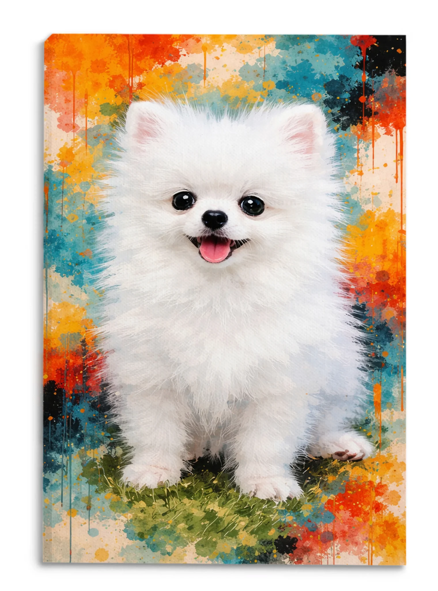 Adorable Pet Pop Art Portrait - Personalized Poster, Gift For Pet Lovers, Drawing Pop Art Pet Portrait From Photo