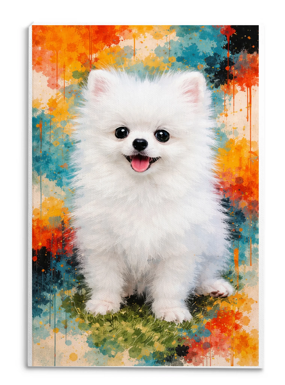 Adorable Pet Pop Art Portrait - Personalized Poster, Gift For Pet Lovers, Drawing Pop Art Pet Portrait From Photo