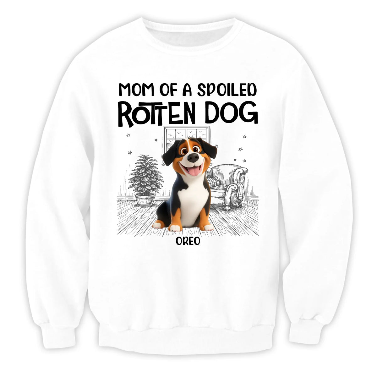 Proud To Be Mom/Dad Of Spoiled Rotten Dog - Personalized T-shirt, Gift For Dog Lover, Dog Parents Funny Shirt