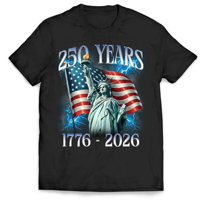 Semiquincentennial 250th Freedom Of America - Personalized T-shirt, Celebrate 250th Anniversary, Patriotic Gift