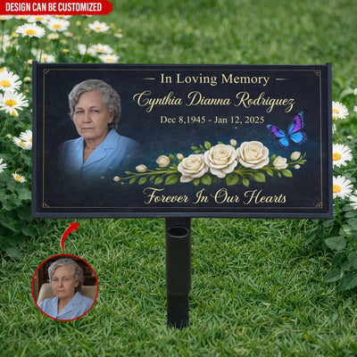 Personalized Granite Headstone With Stand – Memorial Gift for Loss of Loved One