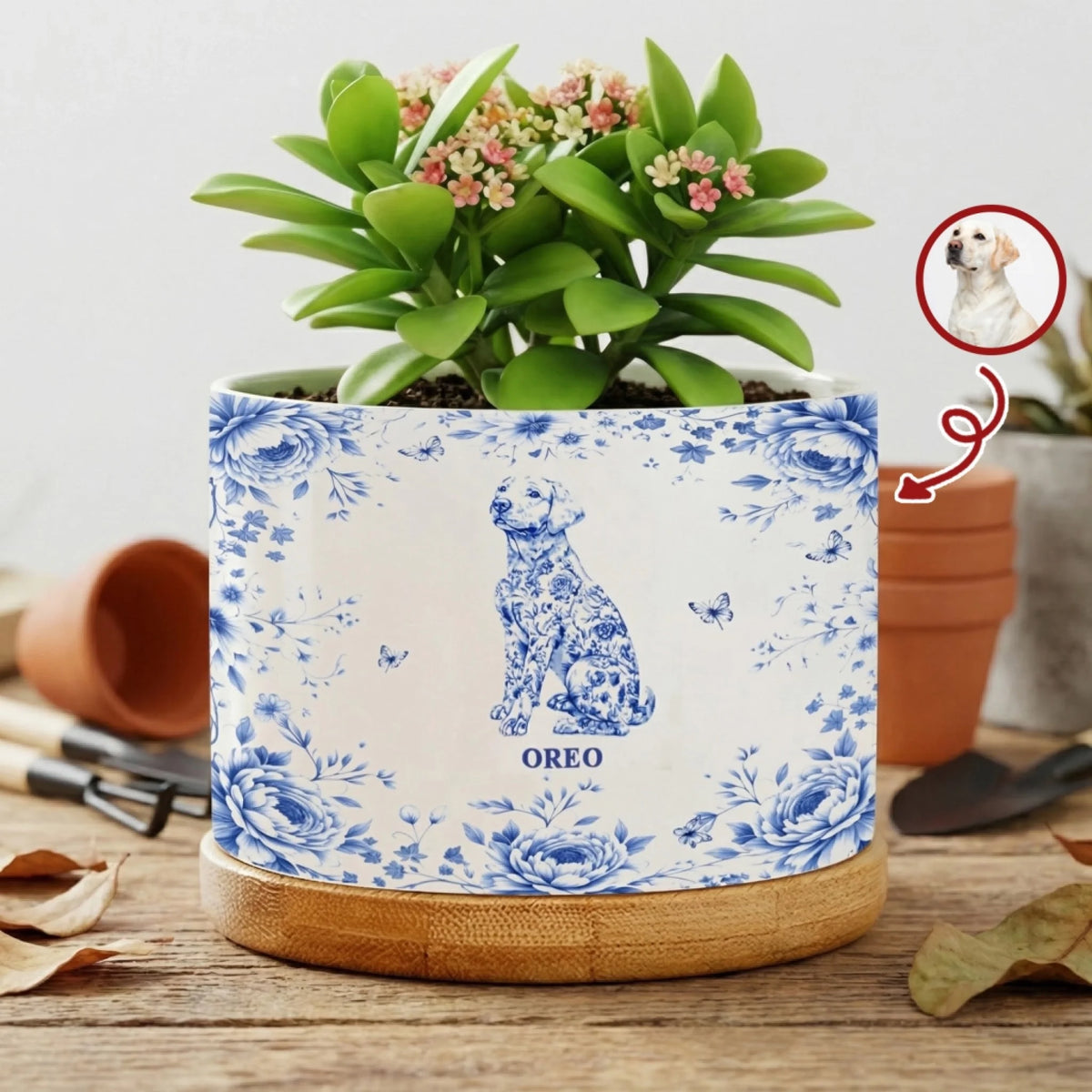 best friend plant pot A Little Garden For Your Best Friend - Personalized Plant Pot, Gift Fo