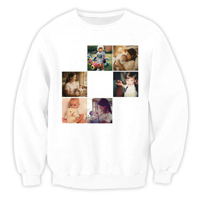 A Love In Every Photo, A Memory In Every Moment - Personalized T-Shirt, Gift For Mom, Mom & Kids Custom Photo Collage