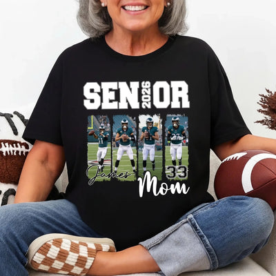 A Mom’s Pride On Game Day - Personalized T-shirt, Gift For Football Lover, Football Fan T-shirt