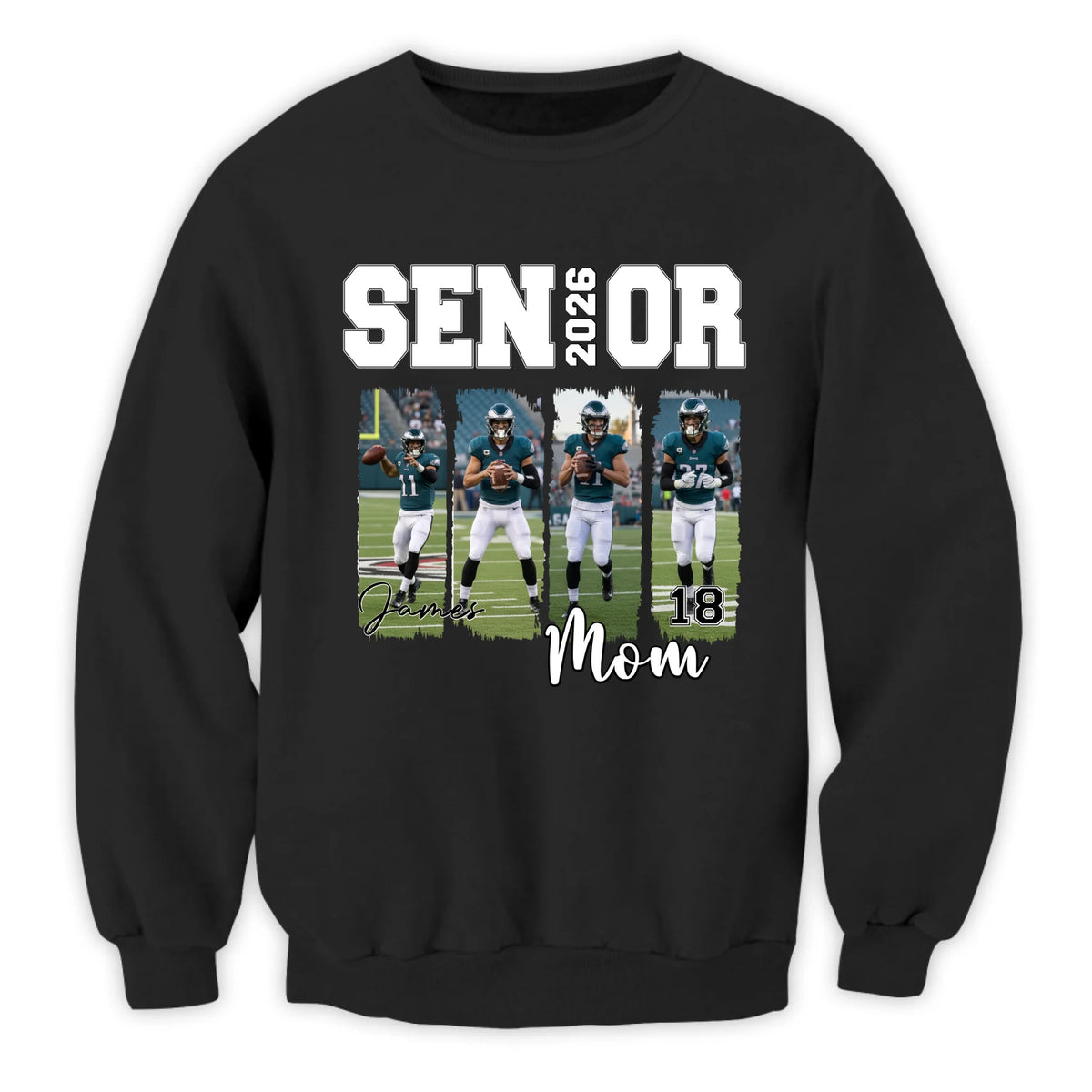 A Mom’s Pride On Game Day - Personalized T-shirt, Gift For Football Lover, Football Fan T-shirt