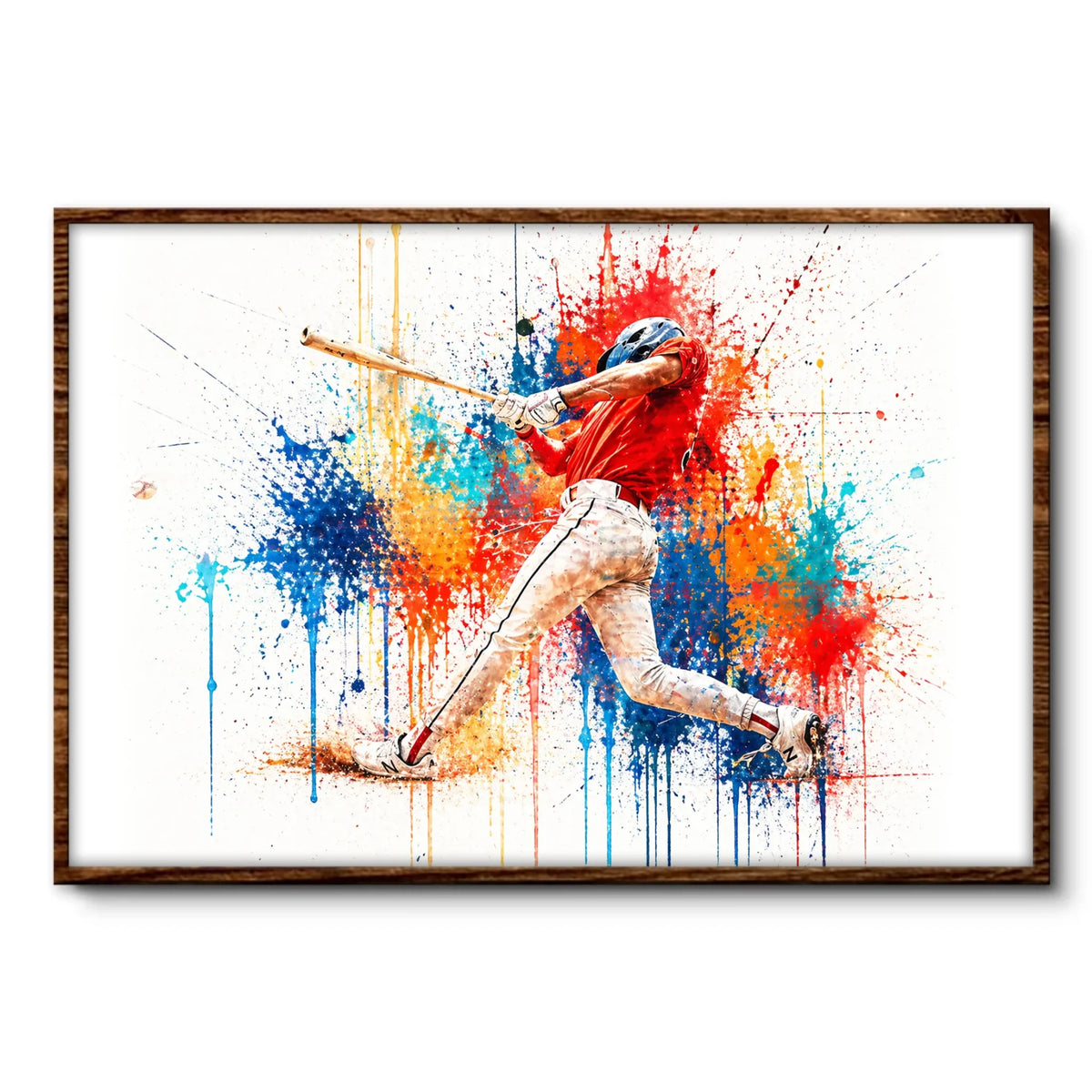 My Favorite Baseball Player Pop Art Portrait - Personalized Poster, Gift For Baseball Player, Drawing Pop Art Portrait, Gift For Baseball Lovers