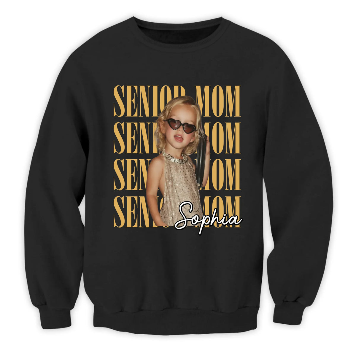 Vintage Photo Senior Dad Senior Mom - Personalized T-Shirt, Retro Senior Night Matching Shirts, Senior 2026 Gifts, Class Of 2026 Mom Dad Gift