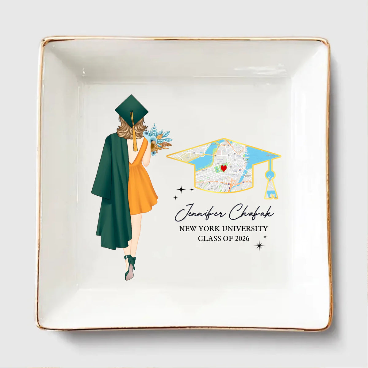 MK JEWELRY DISH