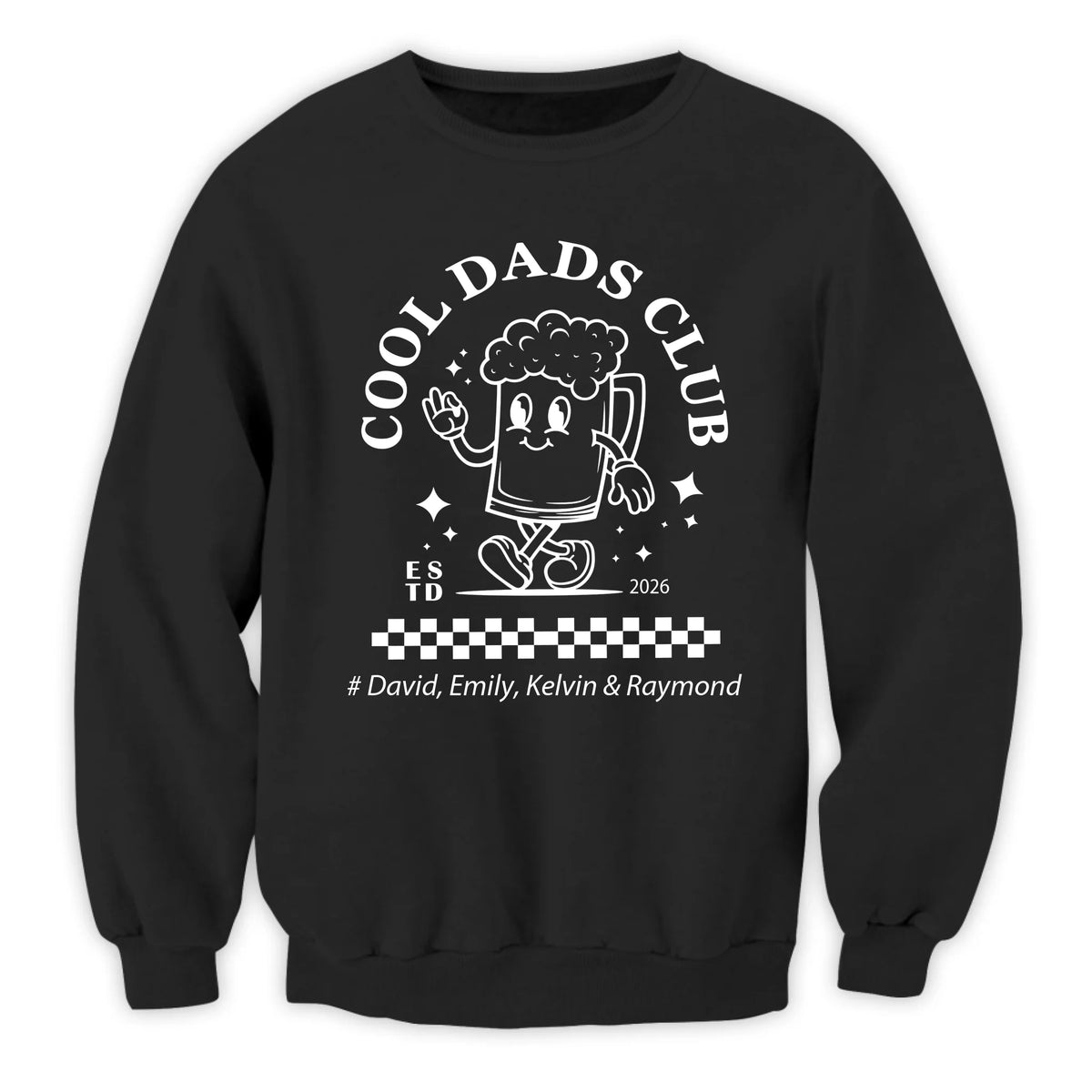 Funny Cool Dad Club - Personalized T-Shirt, Funny Gift For Dad With Custom Name And Birth Year, Retro Dad Shirt, Father's Day Gift
