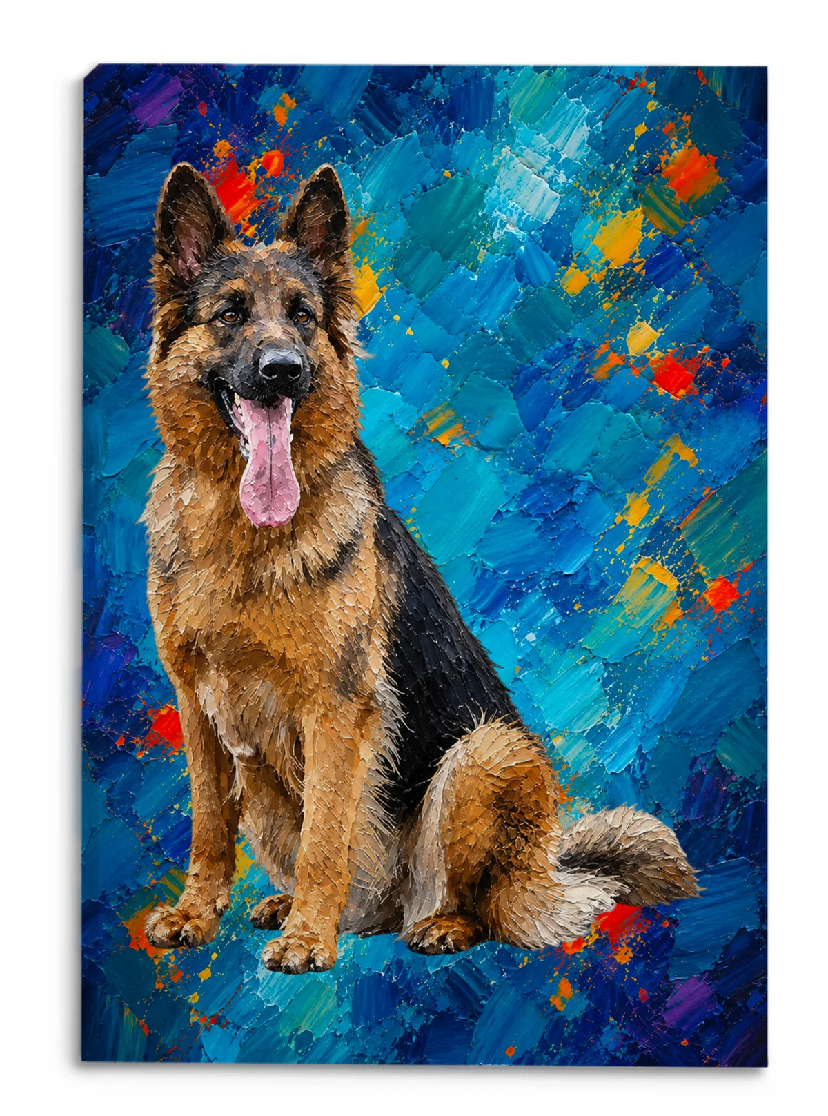 Made For Pet Lovers - Personalized Canvas, Gift For Pet Lovers, Drawing Portrait From Photo, Pet Mom, Pet Dad Gift
