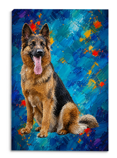 Made For Pet Lovers - Personalized Canvas, Gift For Pet Lovers, Drawing Portrait From Photo, Pet Mom, Pet Dad Gift