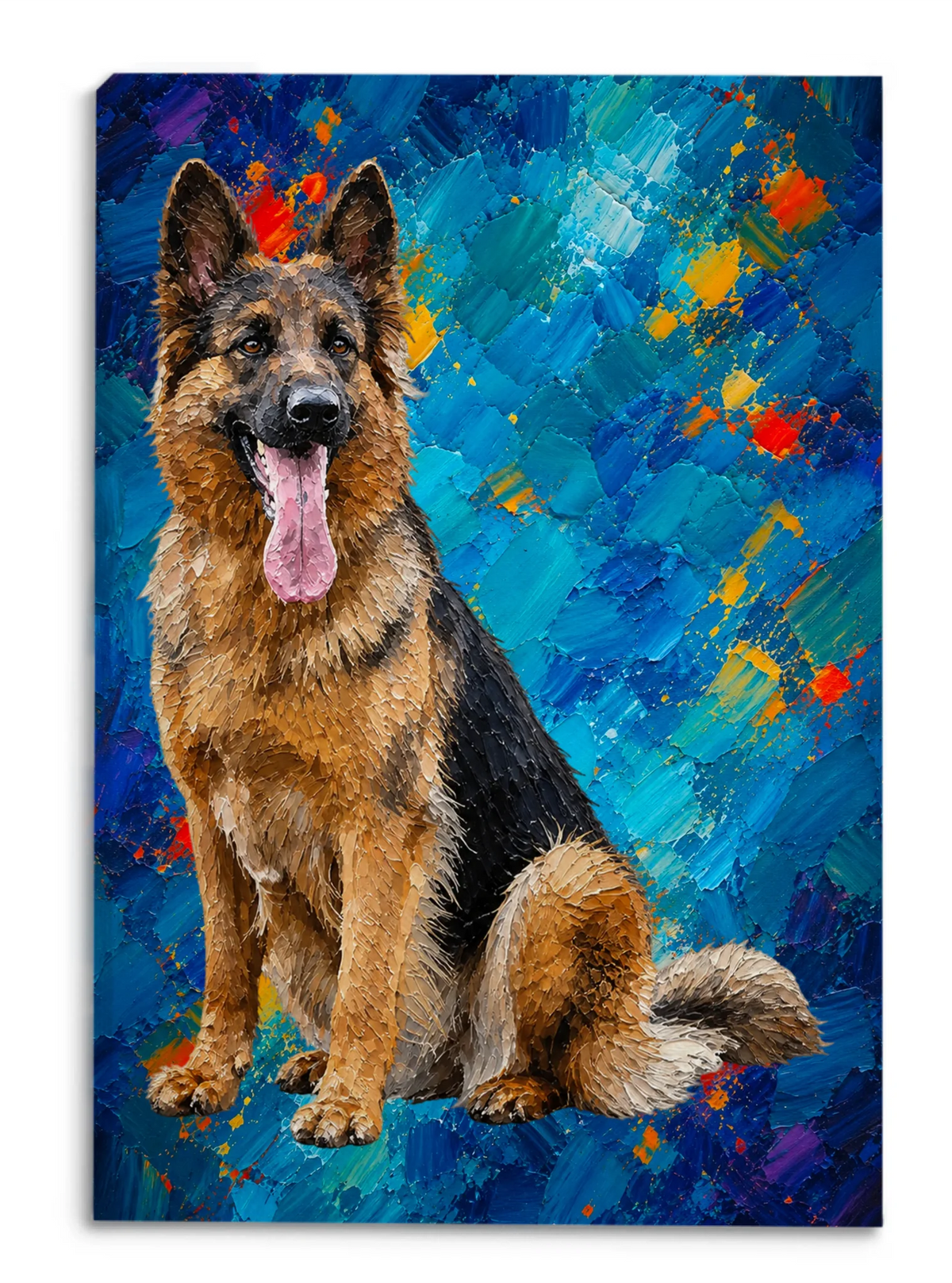 Made For Pet Lovers - Personalized Canvas, Gift For Pet Lovers, Drawing Portrait From Photo, Pet Mom, Pet Dad Gift