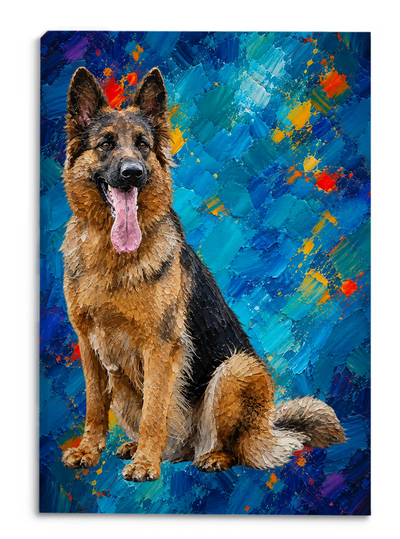 Made For Pet Lovers - Personalized Canvas, Gift For Pet Lovers, Drawing Portrait From Photo, Pet Mom, Pet Dad Gift