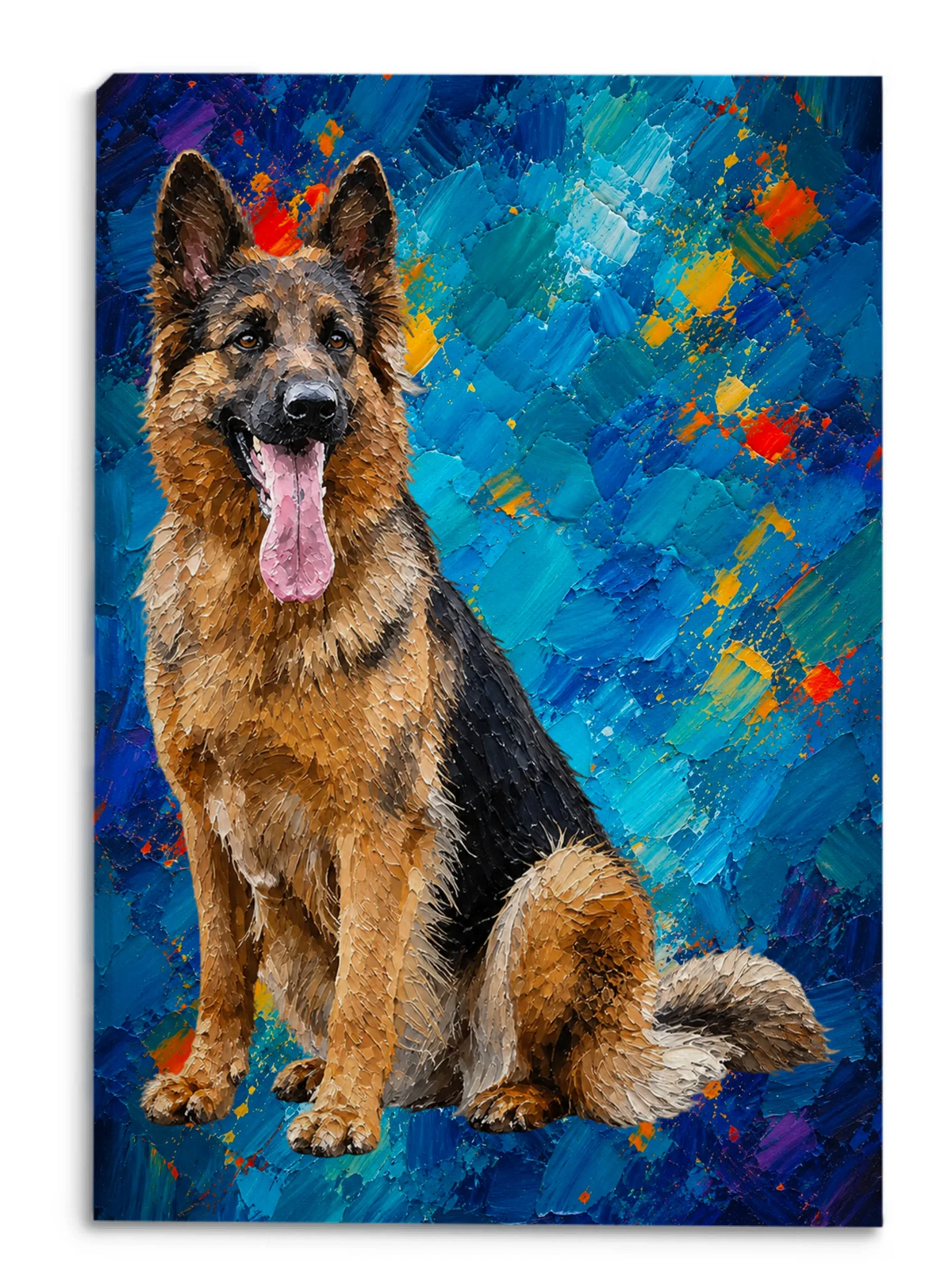 Made For Pet Lovers - Personalized Canvas, Gift For Pet Lovers, Drawing Portrait From Photo, Pet Mom, Pet Dad Gift