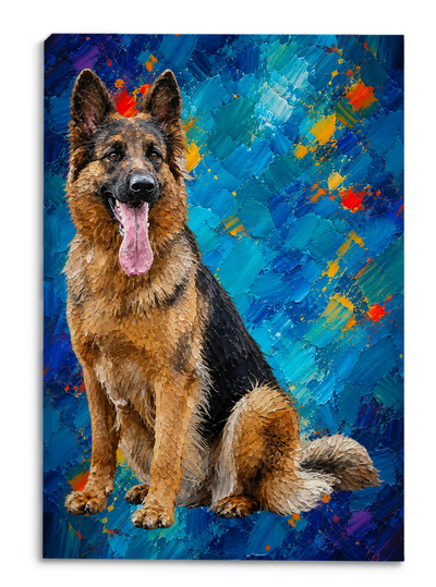 Made For Pet Lovers - Personalized Canvas, Gift For Pet Lovers, Drawing Portrait From Photo, Pet Mom, Pet Dad Gift