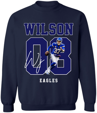 Football Player Name & Number - Personalized T-Shirt, Gift For Football Player, Football Lover Gift With Custom Photo, Name