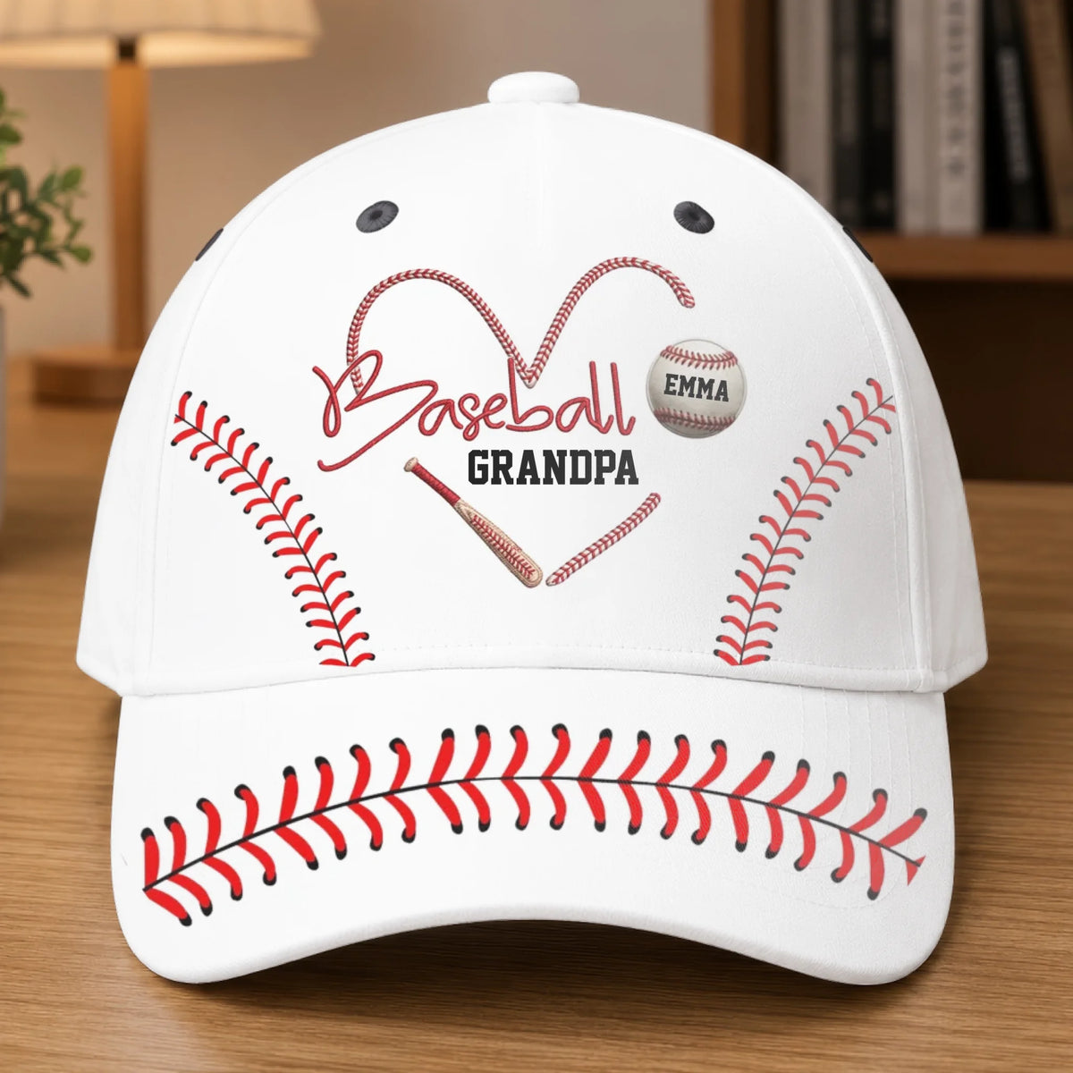 Baseball Dad - Personalized Classic Cap, Baseball Gift For Grandpa, Dad, Baseball Family Gift With Kid Names