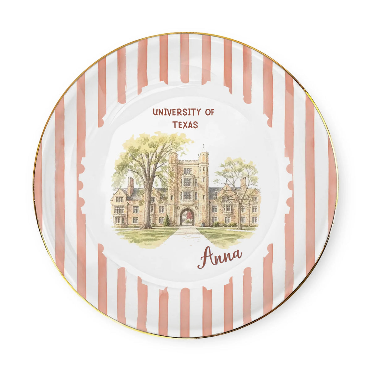 Where Memories Were Made And Futures Began - Personalized Jewelry Dish, Drawing School Photo, Graduation Gift, Class of 2025 Graduation