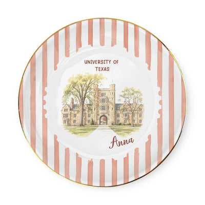 Where Memories Were Made And Futures Began - Personalized Jewelry Dish, Drawing School Photo, Graduation Gift, Class of 2025 Graduation