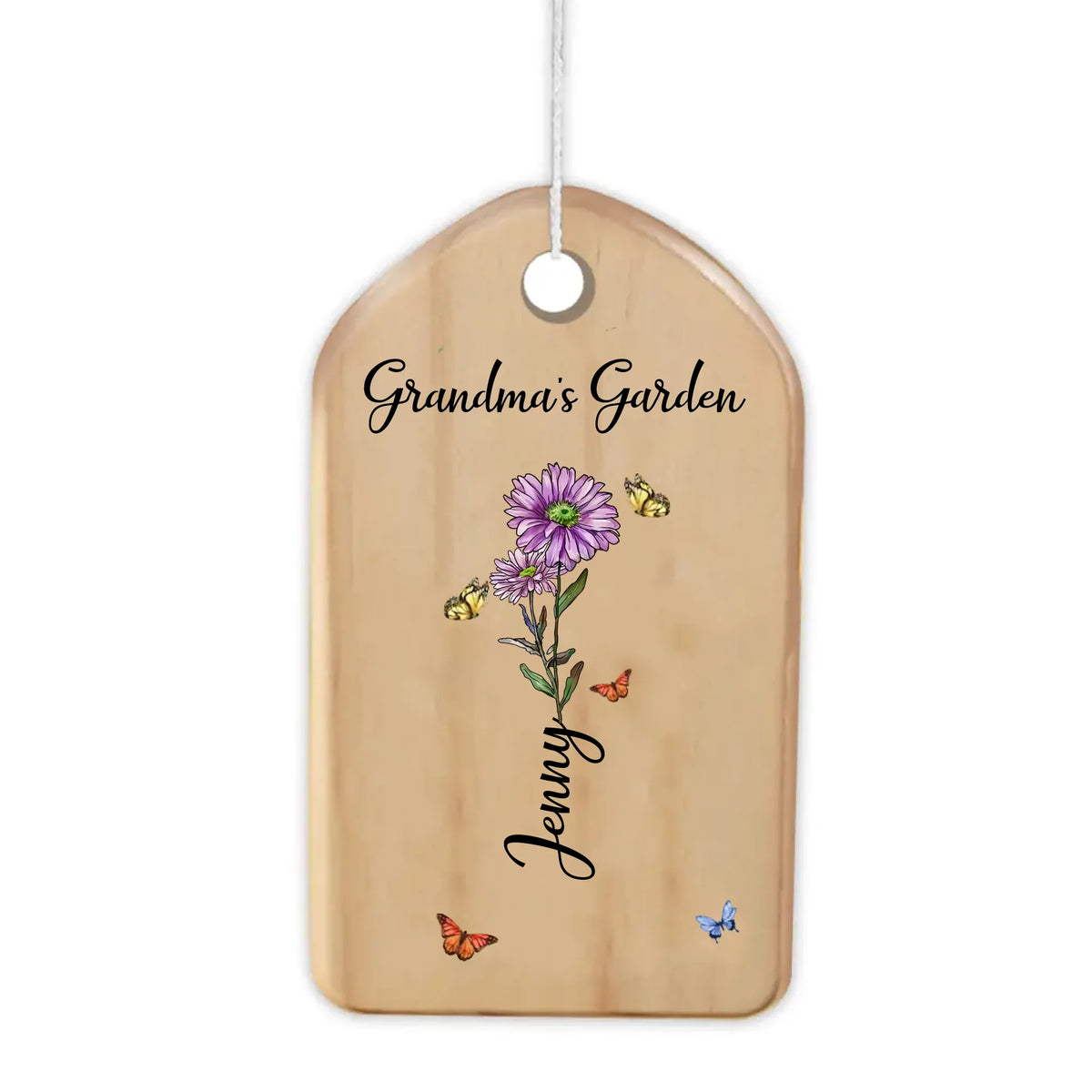 Grandmas Garden, Custom Birth Flower Gift - Personalized Windchimes, Unique Gift For Her