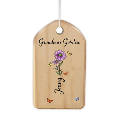 Grandmas Garden, Custom Birth Flower Gift - Personalized Windchimes, Unique Gift For Her