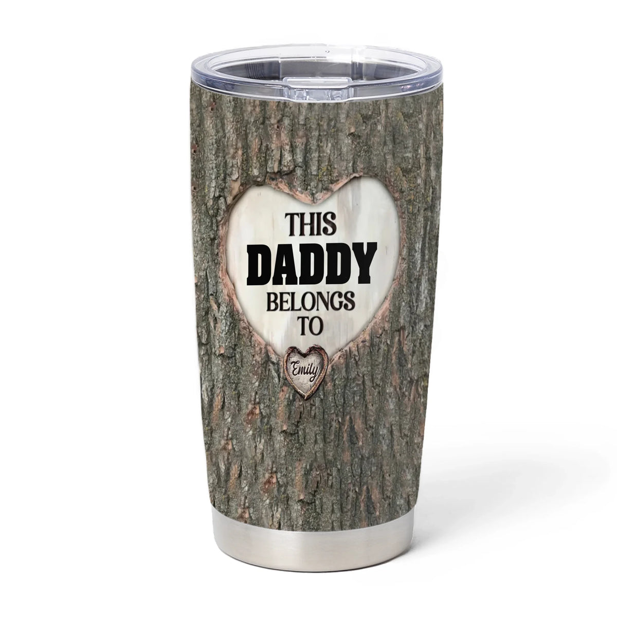 This Daddy Belongs To - Personalized Tumbler, Gift For Dad, This Dad Belongs To Kids Tumbler