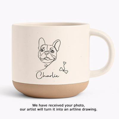 Pottery Mug - white