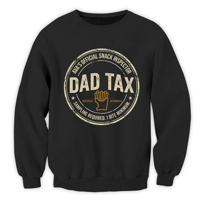 Official Snack Inspector - Personalized T-Shirt, Dad Tax Shirt, Funny Foodie Gift, Father's Day Present