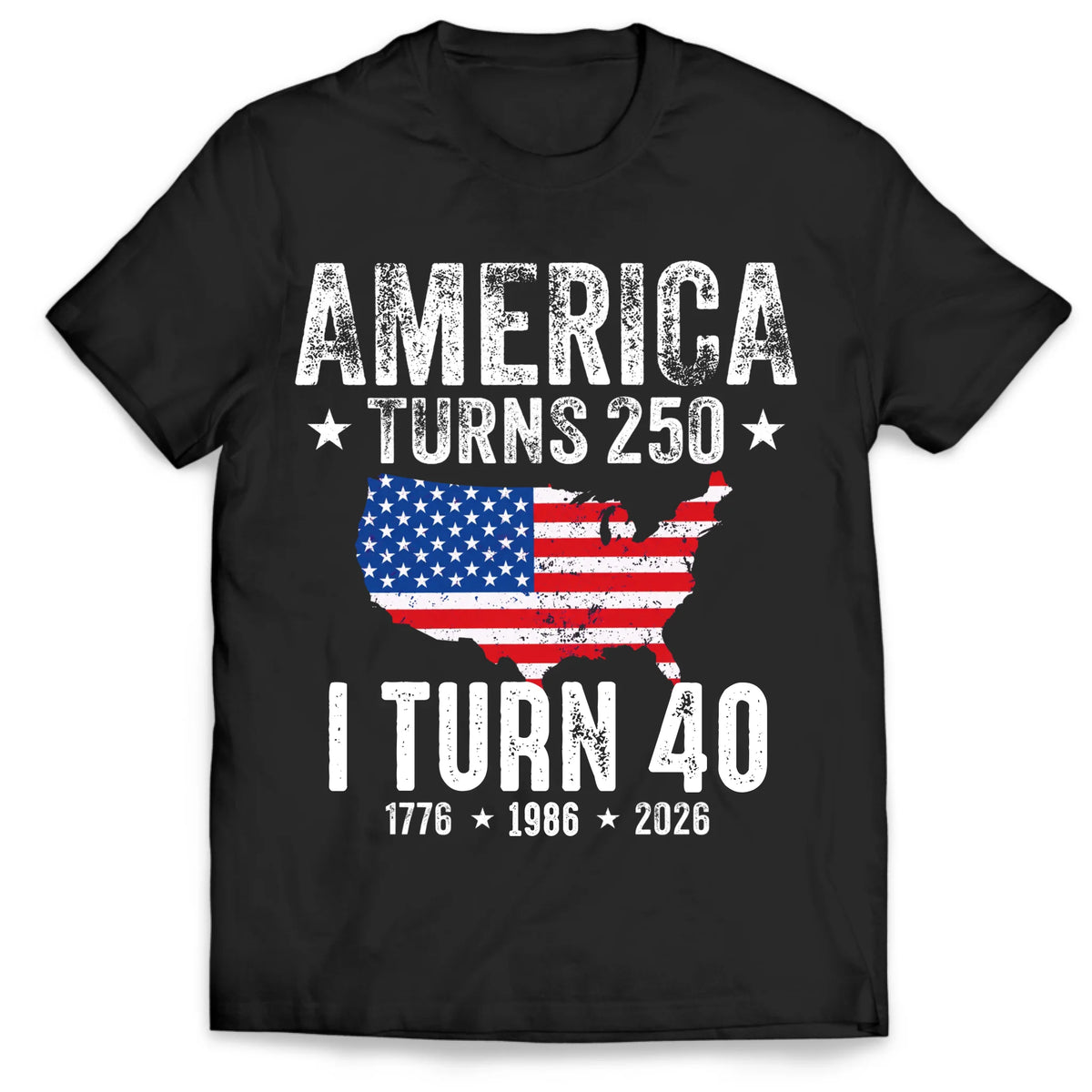 America Turns 250, I Turn Shirt, Matching 4th Of July Birthday Tee, Usa 250th Anniversary, Semiquincentennial Milestones