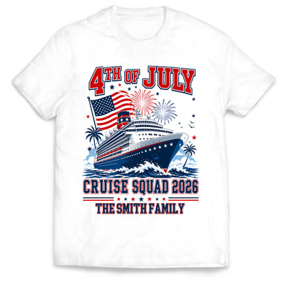 4th Of July Cruise Squad Shirt, Cruise 2026 Shirt, Patriotic Vacation Shirt, Family Cruise Shirt, America Trip Gift Shirt