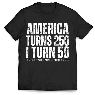Vintage Birthday Shirt, America Turns 250 Tee, Birthday Gift Idea, Patriotic Birthday Shirt 2026