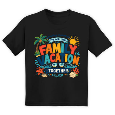 Beach Vacation Group - Personalized Shirt, Beach Crew Summer Shirt, Custom Vacay Family Beach Tees